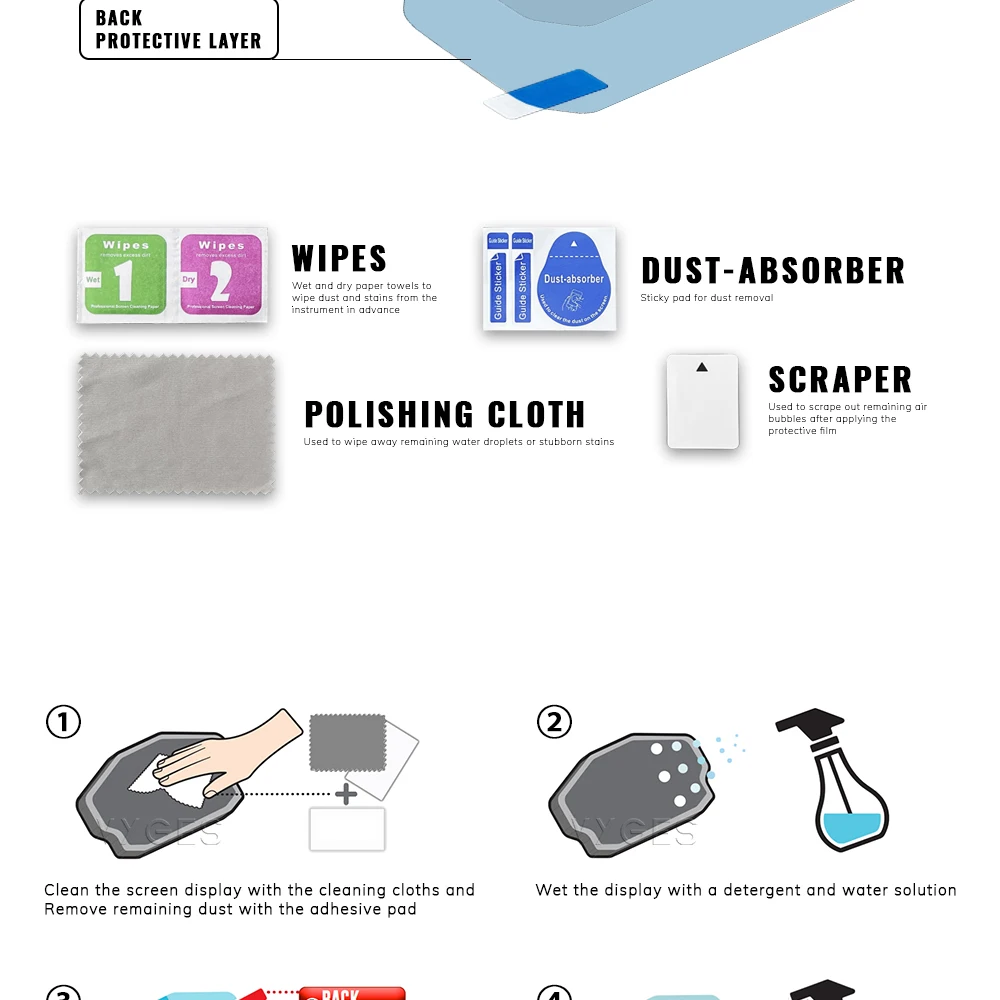 Motorrad TFT Display Schutz Film Screen Protector Instrument Film Für BMW S1000XR S1000R M1000XR M1000RR M1000R S1000RR – Detail 6