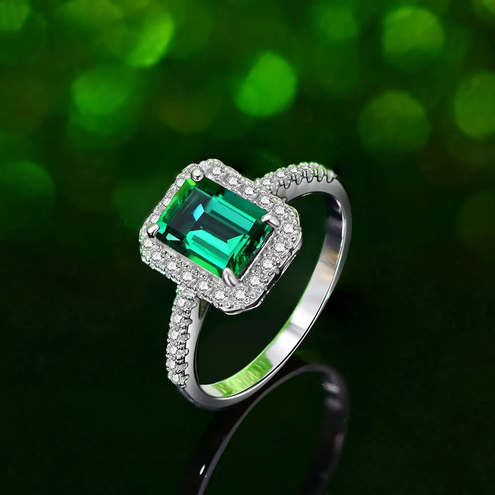 Natural emerald and diamonds engagement ring / Ariadne | Eden Garden  Jewelry™