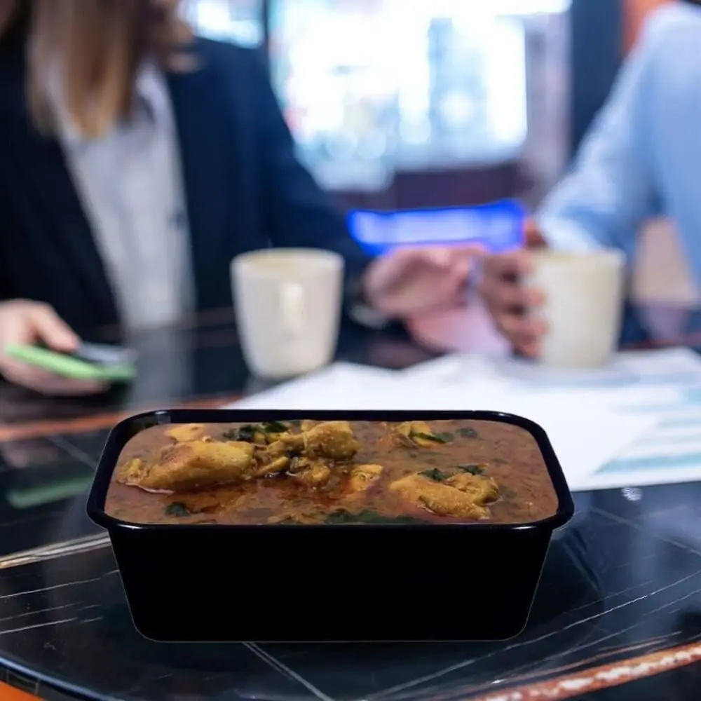 Description Picture 6 of itemMeal Prep Food Container Disposable Safe Kitchen Fridge Storage Boxes with Lids for Salads Fresh-keeping Container Carry Out Box