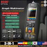 BSIDE New Graph Multimeter Handheld Oscilloscope Professional Digital Multiteter DC AC Current Capacitance Ohm Diode Hz Tester 1