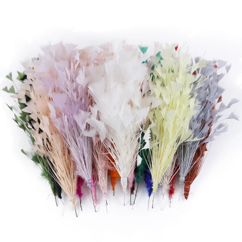 Turkey Feathers Craft Feathers Artificial Feather Decorations Turkey Feather Flowers 25-30CM for Home Wedding Party Headdress Handwork Accessories Crafts Plumes