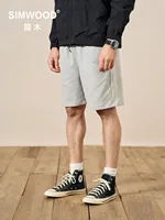 SIMWOOD 2024 Summer New Drawstring Shorts Men Casual Jogger Sweathshorts Plus Size Workout Gym High Quality Shorts 2