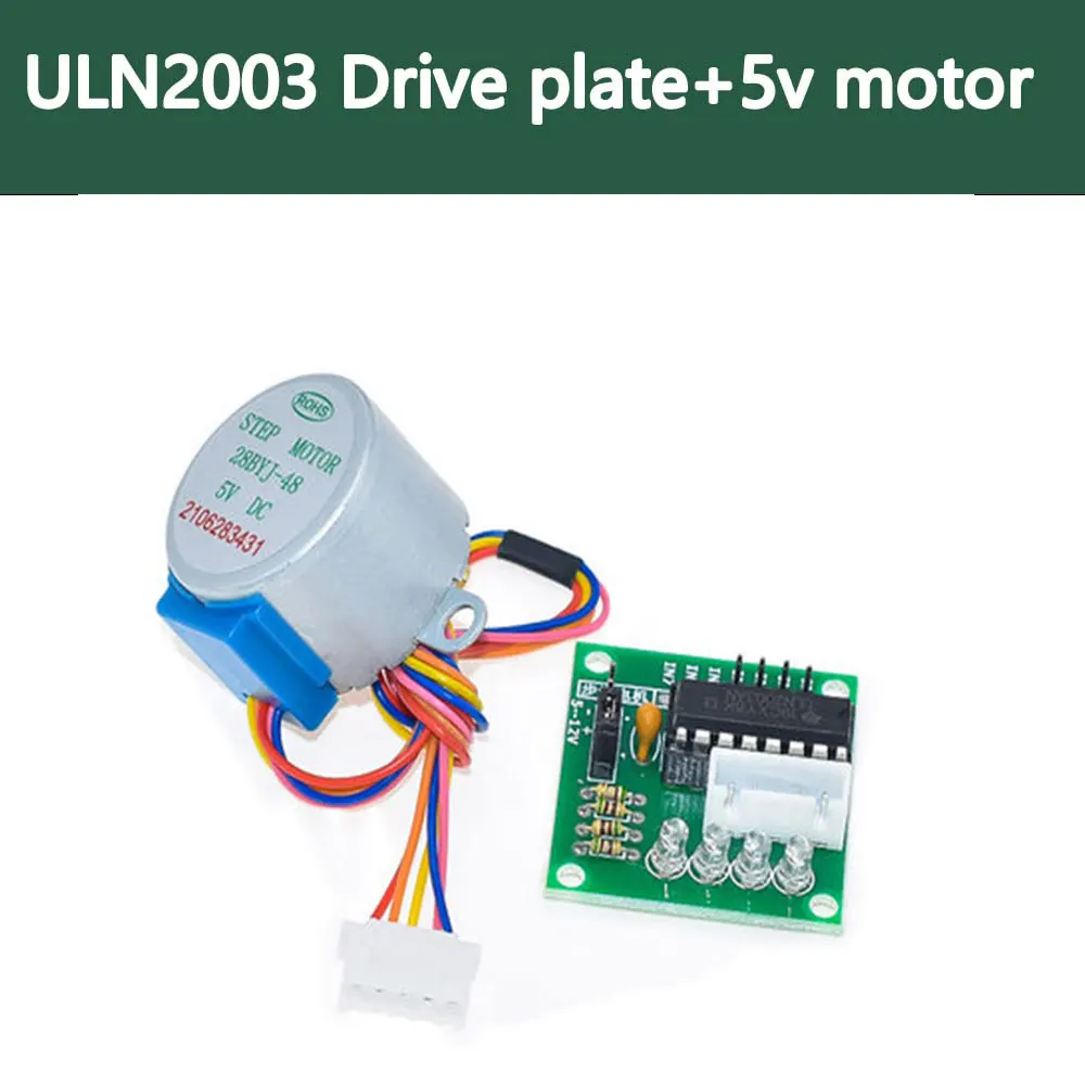 

5 в шаговый двигатель 28BYJ-48 + ULN2003 Модуль тестирования драйвера для Arduino, микро мини электрический шаговый двигатель для PIC 51 AVR