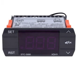 STC-3000 110V-220V 30A Press Digital Temperature Controller Thermostat With Sensor Controlling Tool