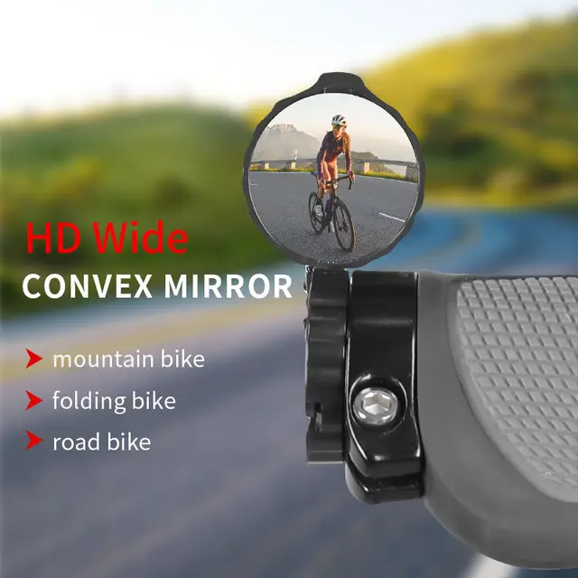 Adjustable Bike Handlebar Rearview Mirror with LED Light 6