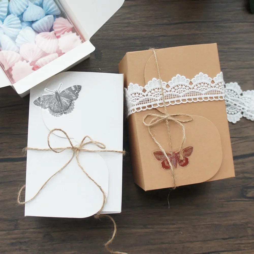 

Белая бумага для рукоделия, 10 шт., бумажная коробка в форме волны для свадьбы, Рождества, дня рождения, вечеринки, «сделай сам», конфеты, шоколад, подарочная упаковка