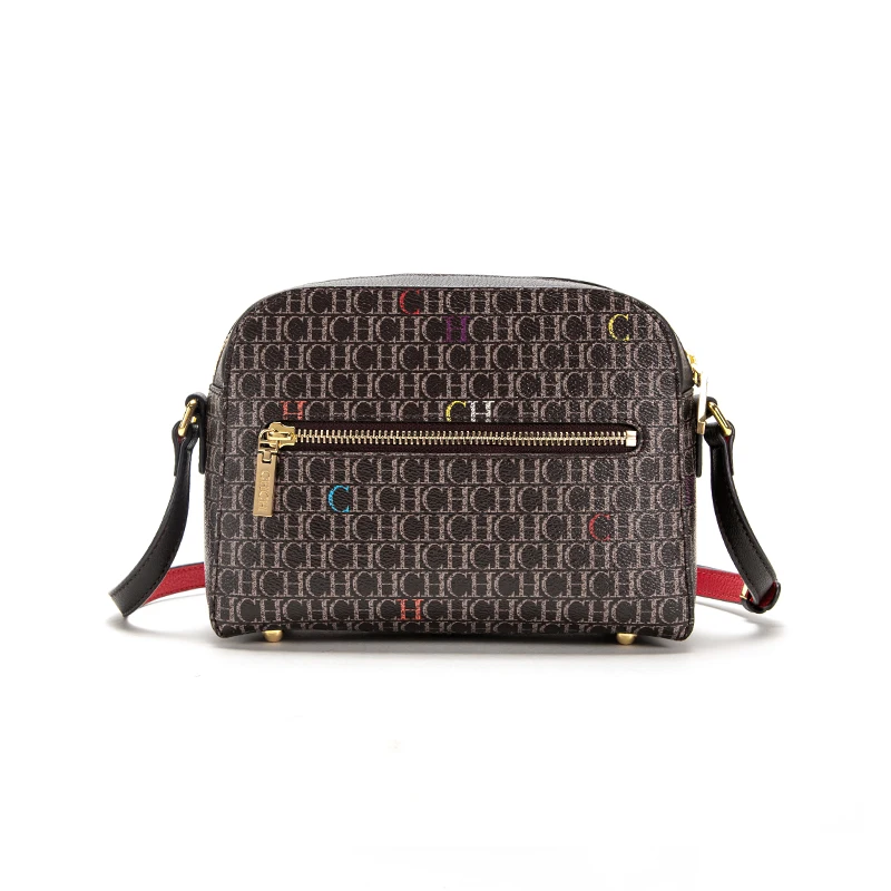 CHCH Women's Shoulder Bag Fashion Embossed Colorblock Branded Women's Handbags 2023 Luxury Designer Box Women's Handbags - Image 4