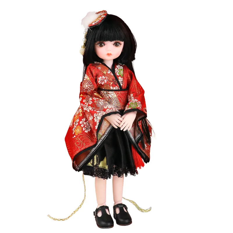 Dress Toy Accessories | Japanese Kimono Dolls | 1/6 Doll Dress | Clothing  Suit | Doll Set - Dolls - Aliexpress
