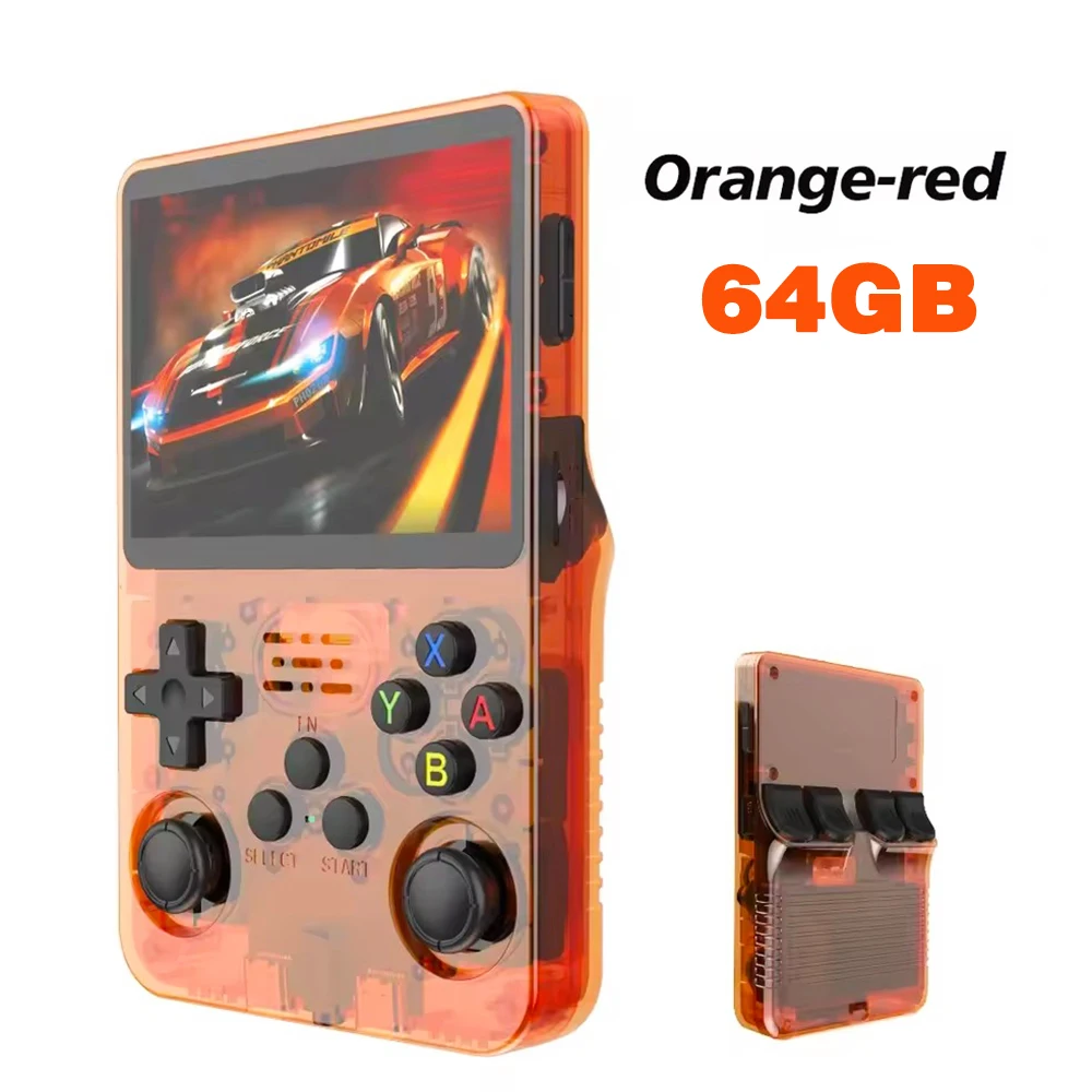 R36S Retro Handheld Game Console 3.5″ IPS Linux System ARKOS Portable Gaming 64G