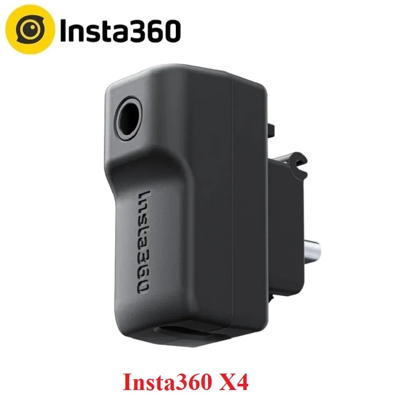 

Микрофонный адаптер Insta360 X4 для Insta 360 ONE X 4 Vlog Video, оригинальные аксессуары