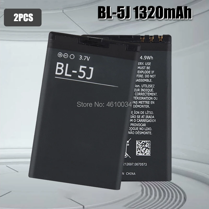 BL-5J BL 5J Battery For Nokia 5800 Nuron 5230 5233 C3 5228 X6 X9 N900 5800XM 5800i 5800W 5230XM 5232 5235 5802 Phone | Электроника