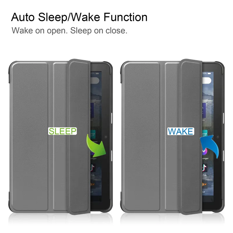 Premium Trifold Magnetic Leather Smart Cover