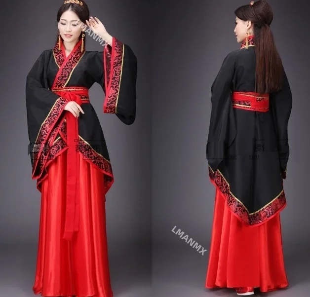 Dance dress chinese traditional costumes women dance costume male stage costume Hanfu National Chinese Dance Costume Men Ancient Cosplay Traditional Chinese Clothing Women Hanfu Clothes Lady Stage Dress