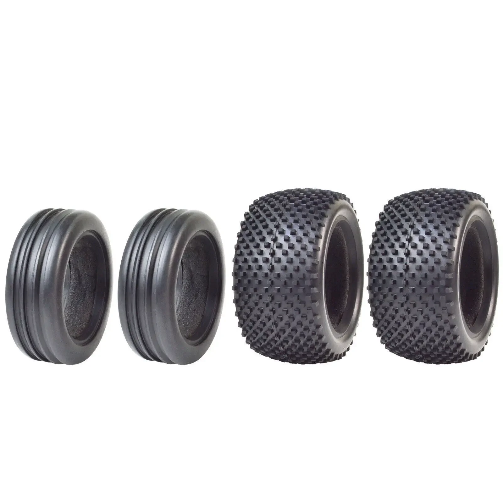 Front Rear Soft Tires for Tamiya DT02/DT01/DF02/DT03/TD2/DN01/Rising Fighter 1/10 2WD Buggy Car