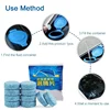 100/2pcs Solid Cleaner Motorcycle Windscreen Cleaner Effervescent Tablet Auto Wiper Glass Solid Cleaning Concentrated Tablets 3
