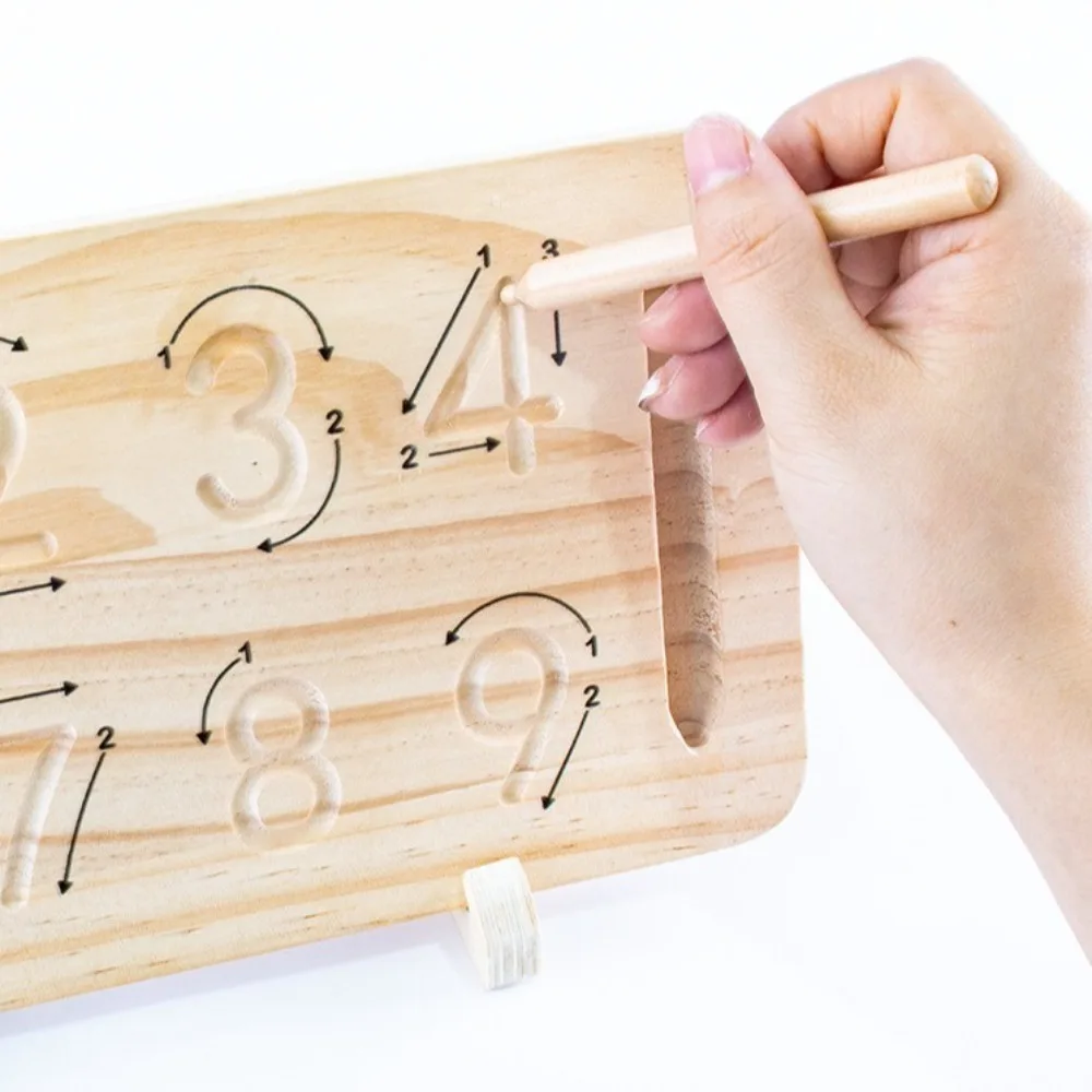 2 in 1 Preschool Learning Toys Learning Math Operations Diversity Training Montessori Toys Wooden Finger Arithmetic