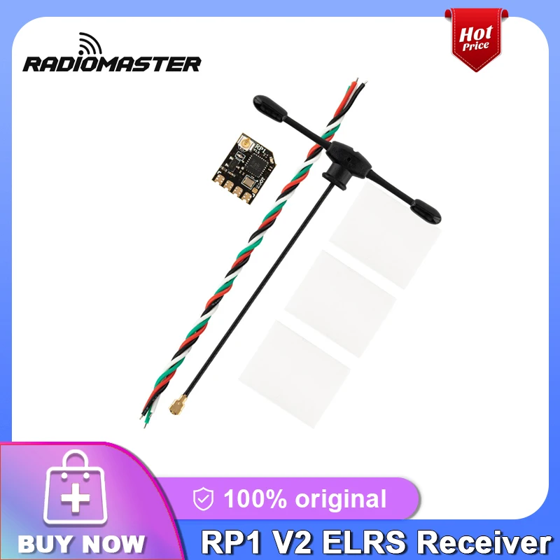 Наноприемник RadioMaster RP1 V2 ExpressLRS 2,4 ГГц