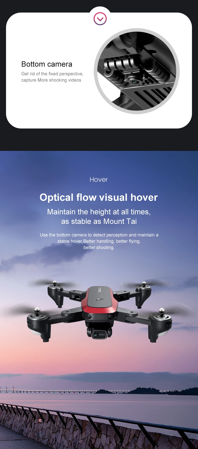 explorers 4ch remote control quadcopter S8000 Drone 4K Dual Camera Optical Flow Positioning Professional Aerial Photography Folding Gimbal Flight 50X Zoom RC Quadcopter RC Quadcopter near me