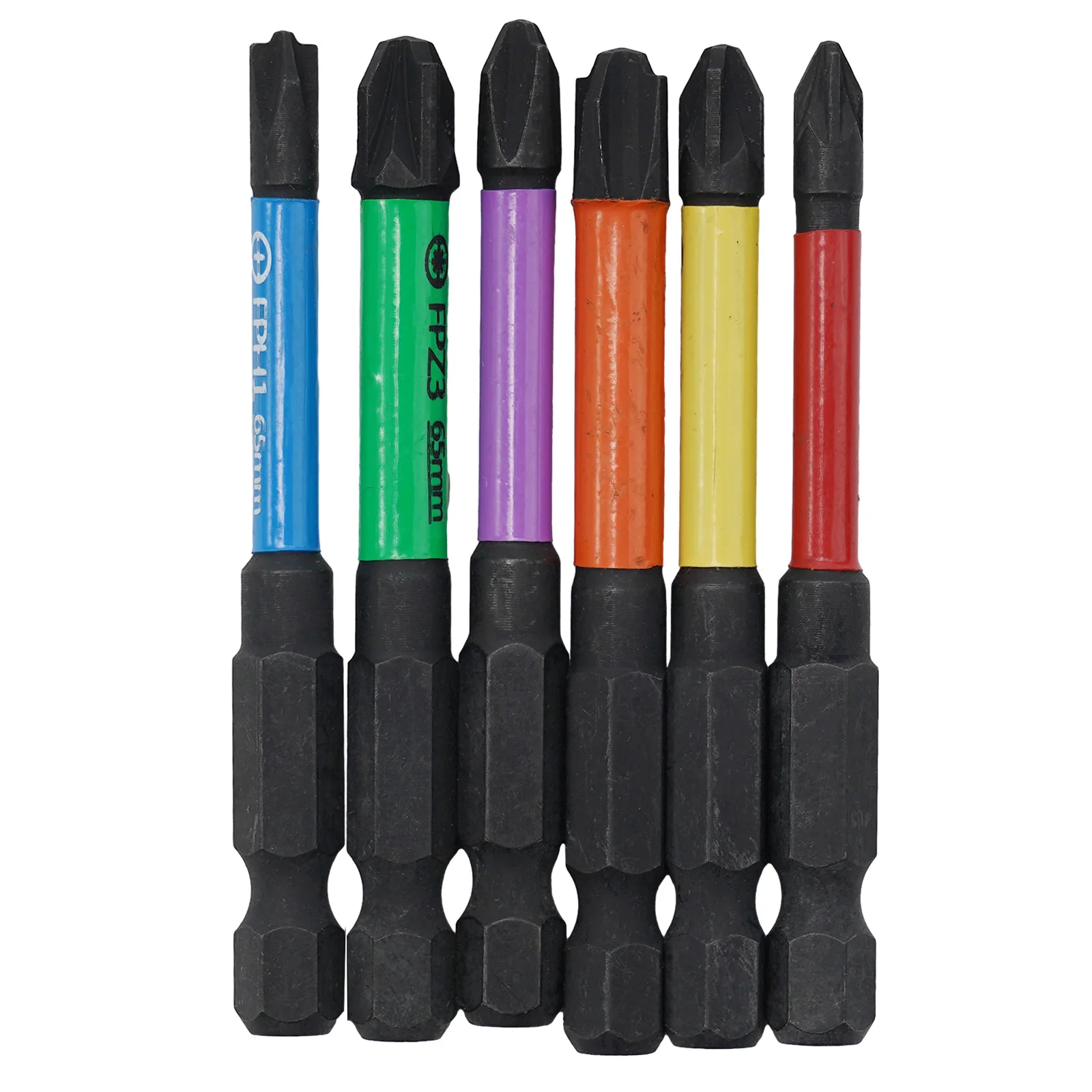 

Slotted Cross Screwdriver Bits Rust Proof Set 65mm Alloy Steel FPH2 FPZ1 FPZ2 For Electrician For Socket Switch