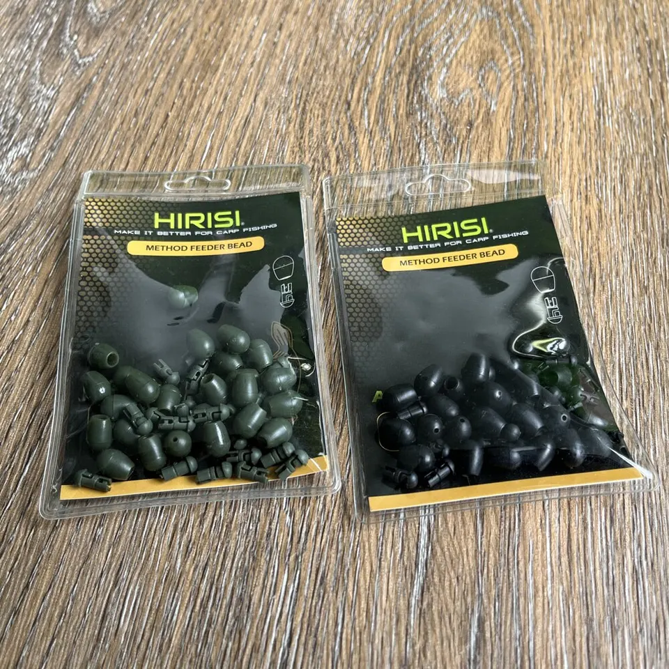 eMagTech 50 Pezzi Perline A Cambio Rapido Connettore Da Pesca Accessori A Scatto Lunghezza Del Gancio Da Pesca Perline A Shock Istantaneo Per Collegamenti Con Amo Metodo Feeder Carp Fishing Feeder