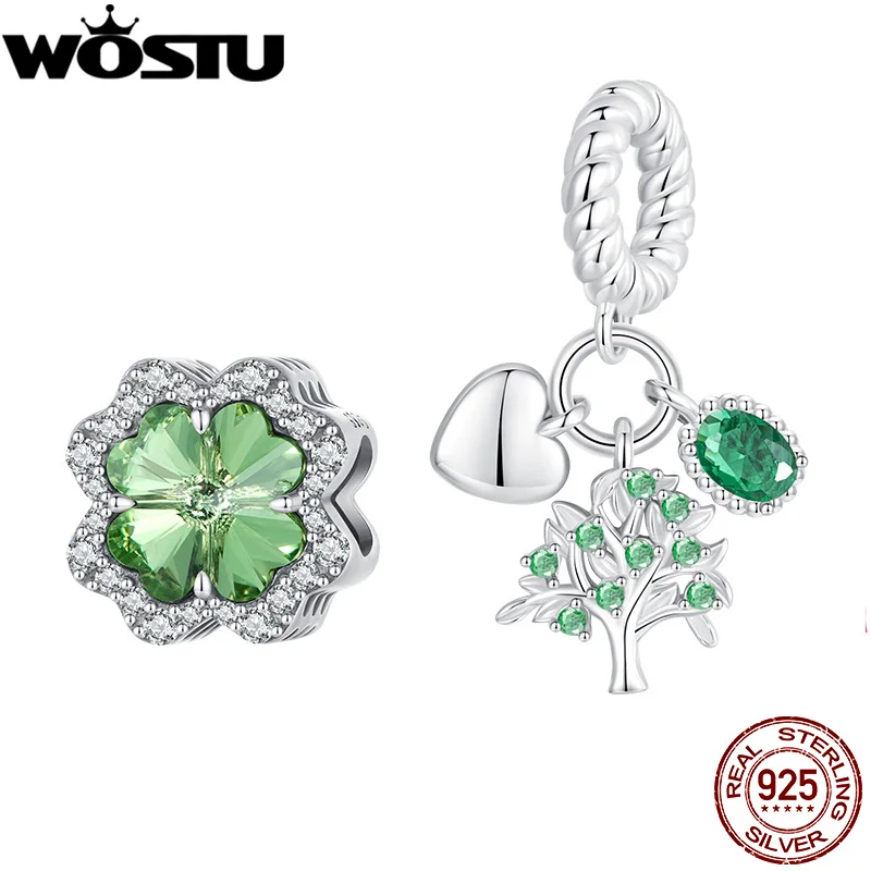 Подвеска из серебра 925 пробы в виде зелёного дерева жизни