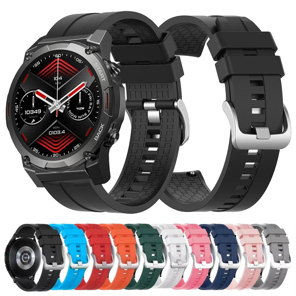 Premium 22mm Silicone Watch Strap Band - Versatile and Durable Bracelet Replacement