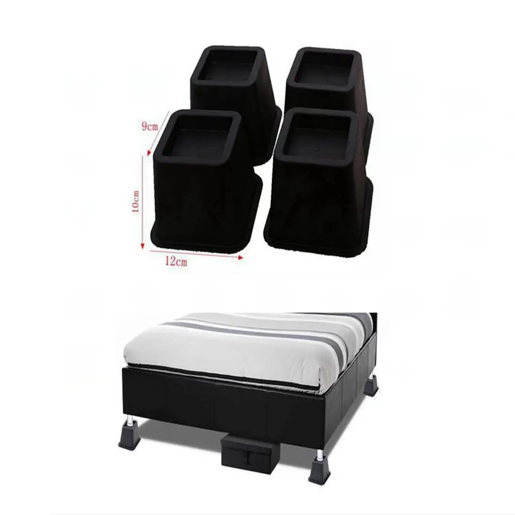 Modular Bed Riser Set Multi Height Heavy Duty Furniture Lift Extra Storage for King Size Bed Frame