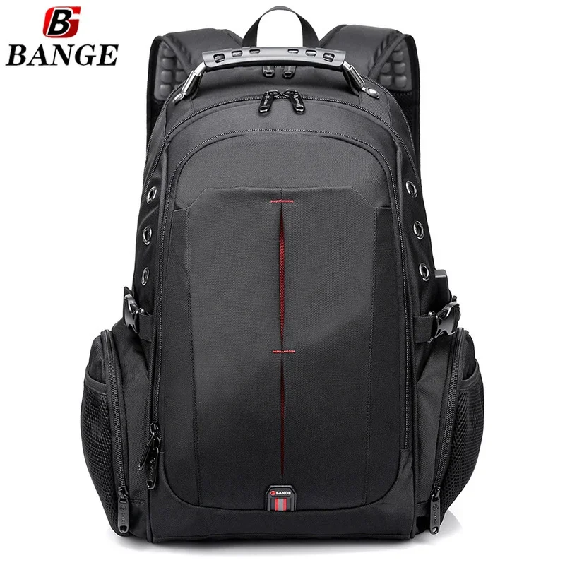

BANGE Men Business Backpack High capacity Waterproof Travel 15.6'Laptop School Bag Office