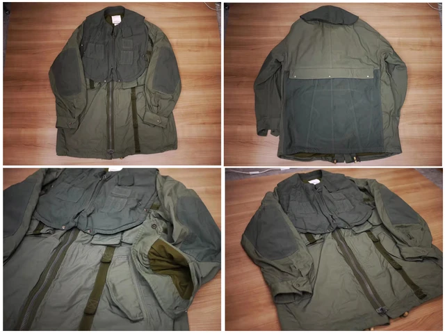 VISVIM 0021 20AW PARATROOPER COAT Washed mud-dyed