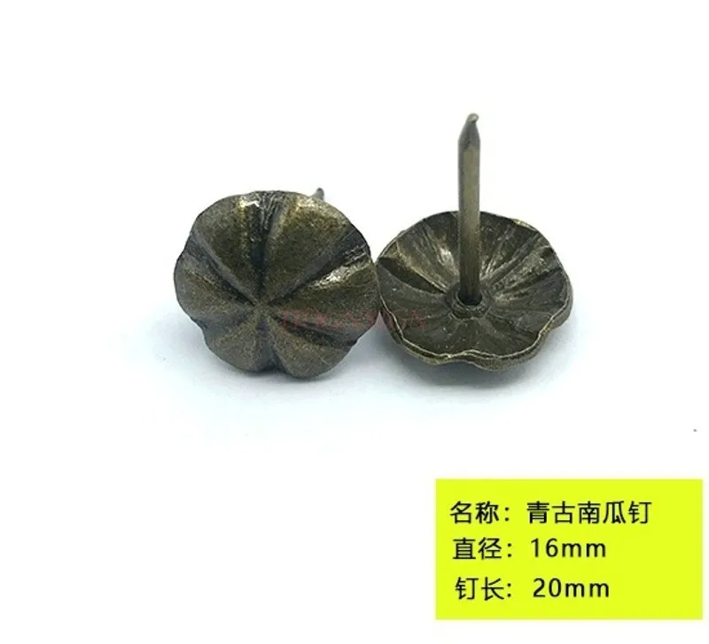 100개 장 못, 확장형 푸시핀, 앤틱 못, 둥근 머리 못, 소파 못, 앤틱 구리 못