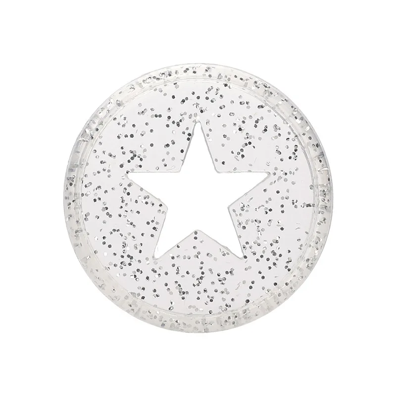 Plastic Binding Rings Loose Leaf Binding Coil Book Binding Supplies Plastic Binding Coil 12pcs 30MM Mushroom Hole Binder Discs Notebook Loose-leaf Discs Plastic Rings Star Disc Binder Rings Notebook Binding Supplies