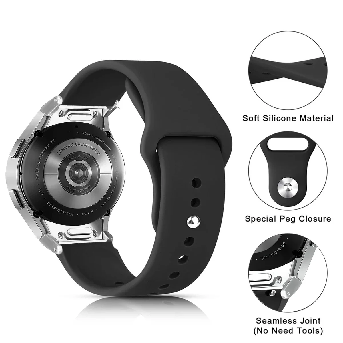 Seamless Silicone Strap