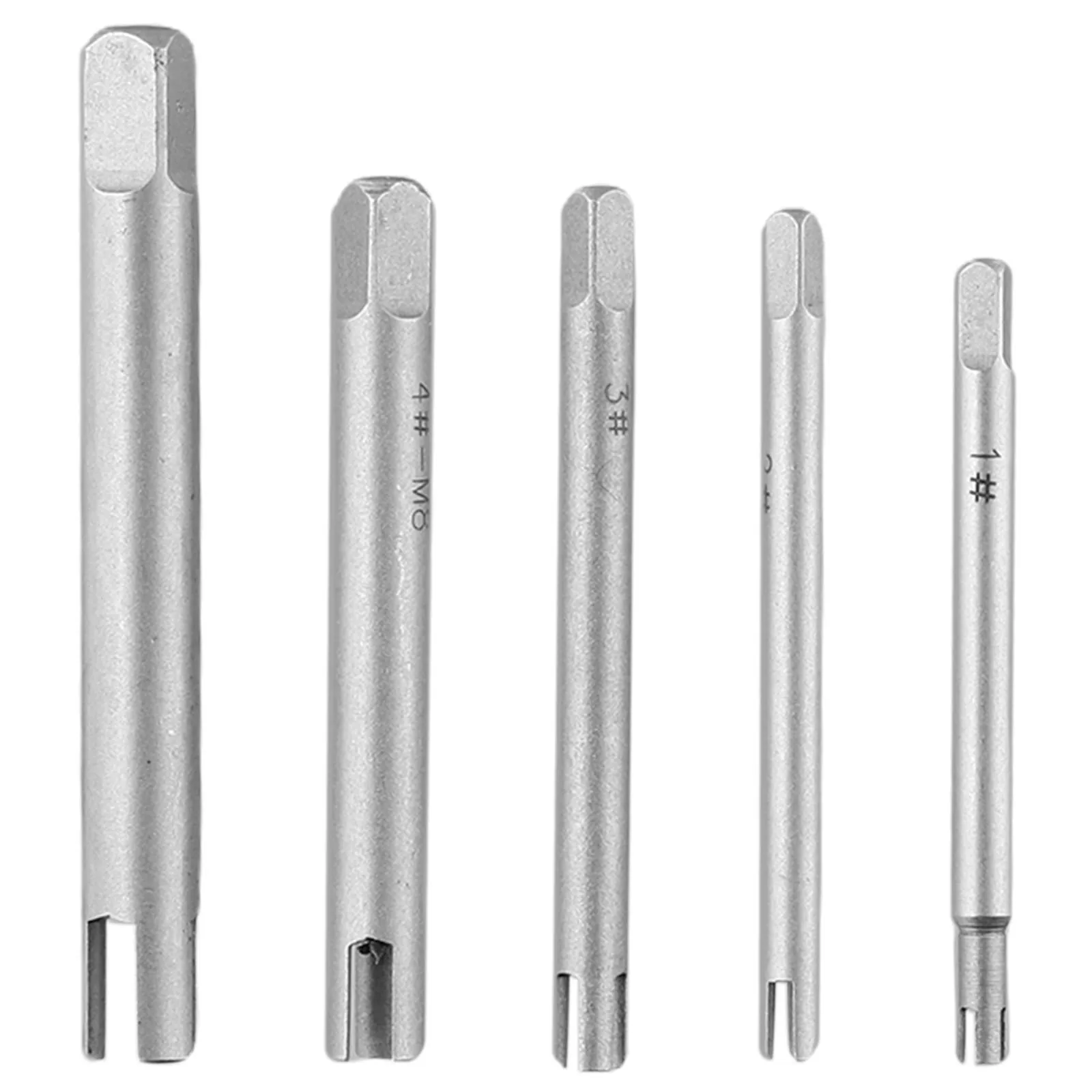 

5pcs 3 Claw Broken Tap Extractor M4 M5 M6 M8 M10 Model Metric Teeth Square Head Alloy Steel Use W Wrench Tapper Electric Tool