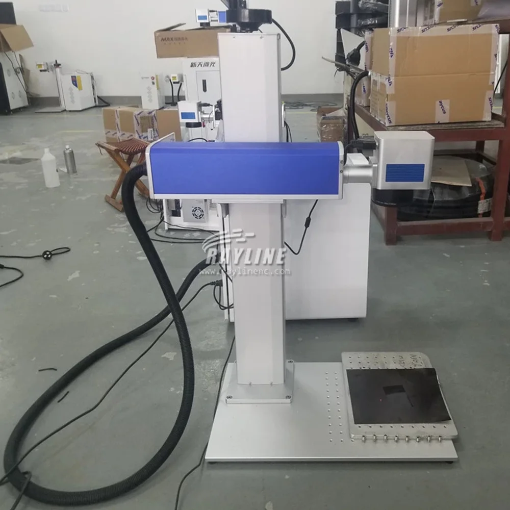 CNC Hot JPT Portable Small Mini Fiber laser marking machine 20w 30W 50W For Metal Leather Wood Ceramics Glass Print