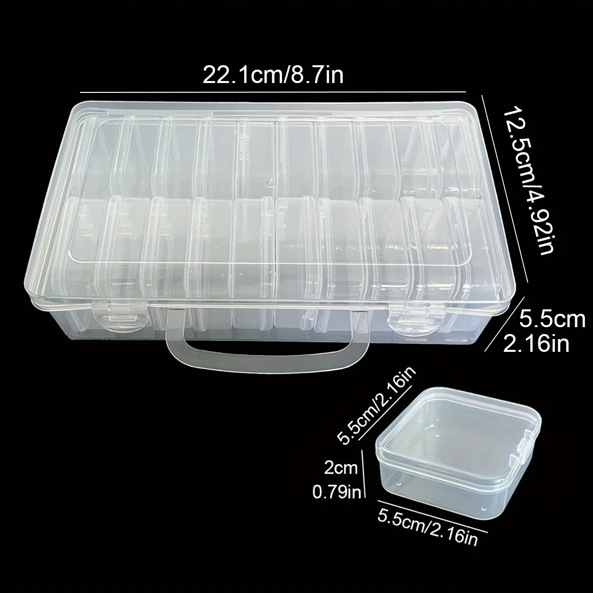 Storage Box Diamond Painting Storage Box Storage Container DIY Diamond Painting Embroidery Storage Box Nail Art Jewelry Rhinestone Mosaic Storage Container Multifunctional Box