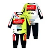 Newborn Pure Cotton Clothing Hot Selling Autumn and Winter MOTO GP VR-46 Team 2024 New Cycling One-piece Baby Boys Sumpsuit 2