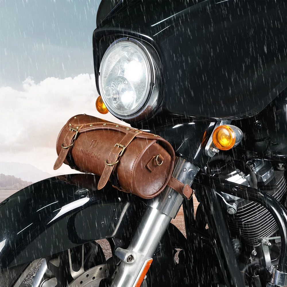 NICECNC Für Harley Davidson Dyna Vintage Ledertasche Dual Gepäck Motorrad Wasserdichte Motorrad Aufbewahrung Satteltasche – Detail 10