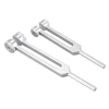6Pcs/Set 128Hz 256Hz 512Hz 1024Hz 2048Hz 4096Hz Tuning Fork with Hammer for Tuning Fork Kit Healing Sound Vibration Tool 6