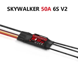 Enhanced Electronic Speed Controller for RC Aircraft and Drones (SKYWALKER 50A 6S V2)