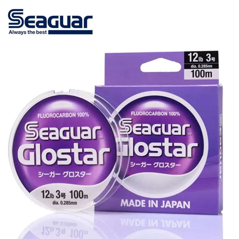 Seaguar Glostar Original 4-70LB - Ligne fluorocarbone 100% anniversaire 50 ans édition limitée pour pêche précise