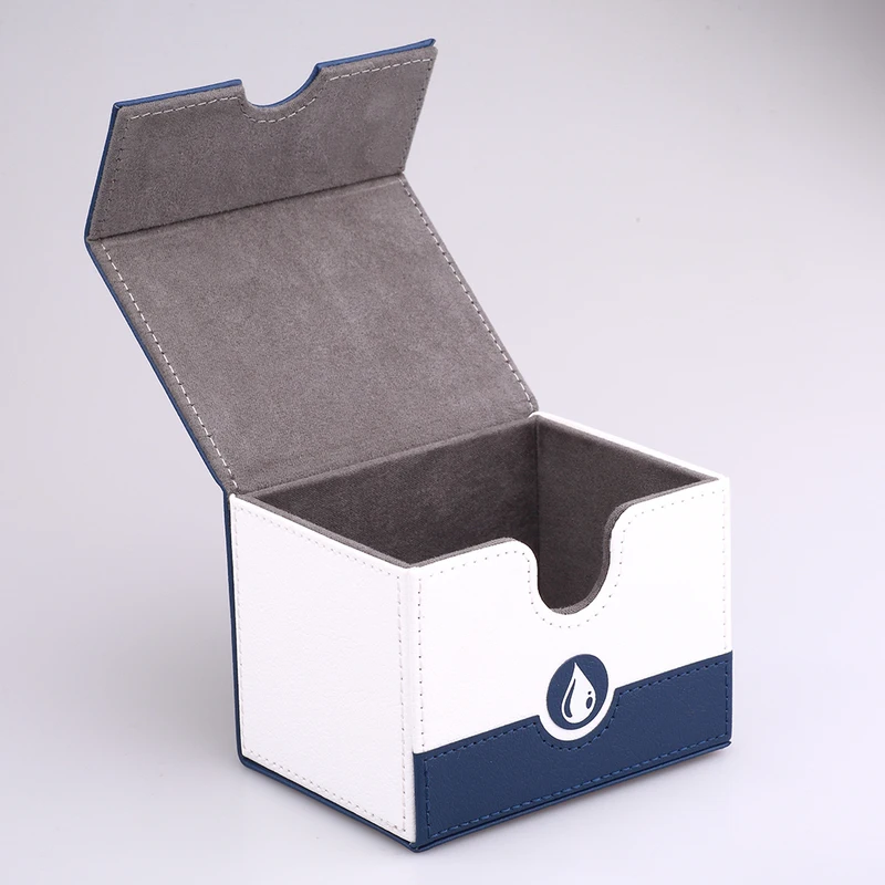 100 + Pu Deck Box Ptcg Card Deck Case Storage Box Mtg Board Toy Game Collection Cards Portable Trading Card Deck Box