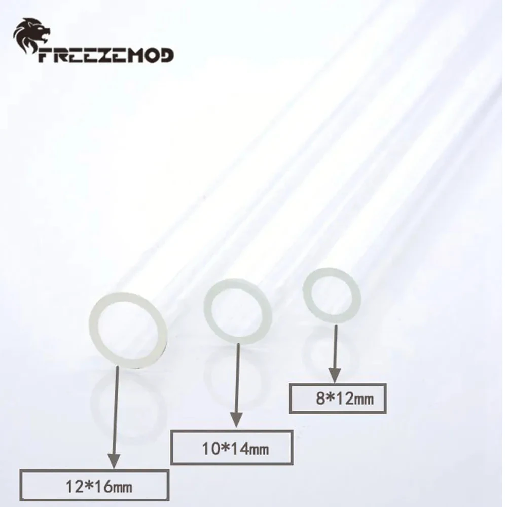 5 개/몫 물 냉각 시스템 PETG 아크릴 하드 튜브 번들 PC 게임용 액체 유체 루프 50cm 파이프 PC 수냉식 건물