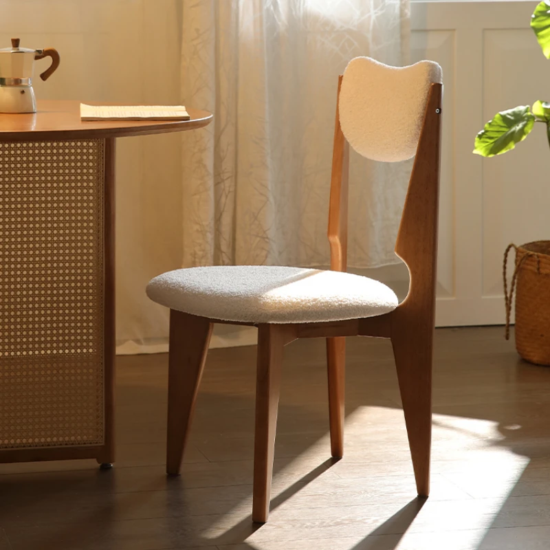 

Wooden Living Room Dining Chairs Kitchen Mid Century Ergonomic Dining Chairs Restaurant Design Cadeira Home Furniture MR50DC