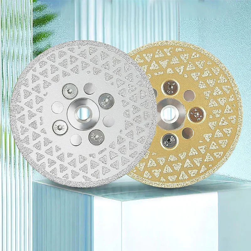 

1Pc Electroplated Diamond Saw Blade Galvanized Diamond Cutting And Grinding Disc Both Sides For Marble Granite Ceramic Tile