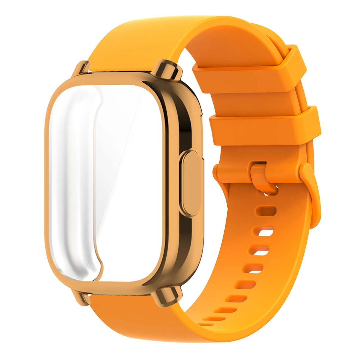 Silicone Strap with Protective Case