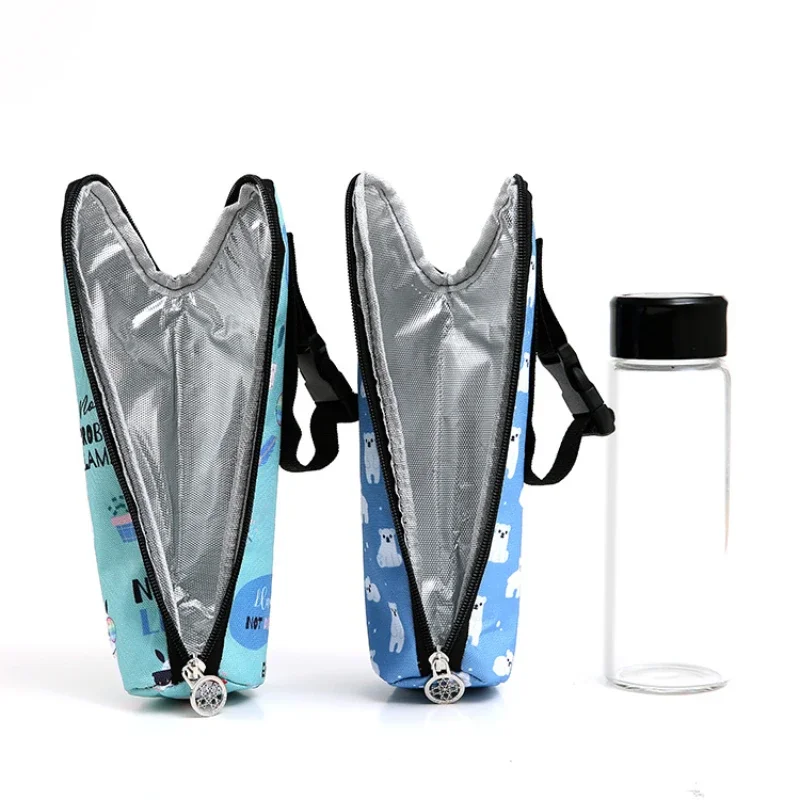 Baby Bottle Insulation Bag Stroller Storage Milk Warmer Detachable Cover