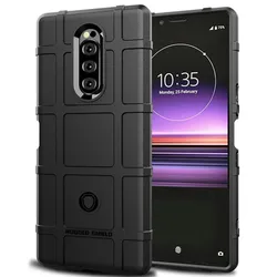 Ultimate Shockproof Matte Rubber Phone Cover - Heavy-Duty Armor Silicone Bumper for Sony Xperia XZ4 (Black)