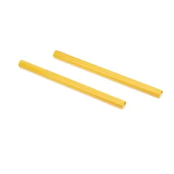 Sleek Front Grille Trim Strips - Premium Car Styling Accessory (Yellow)