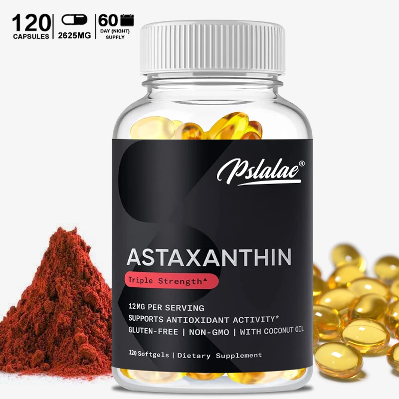 

Natural Organic Icelandic Astaxanthin 12 Mg with Coconut Oil