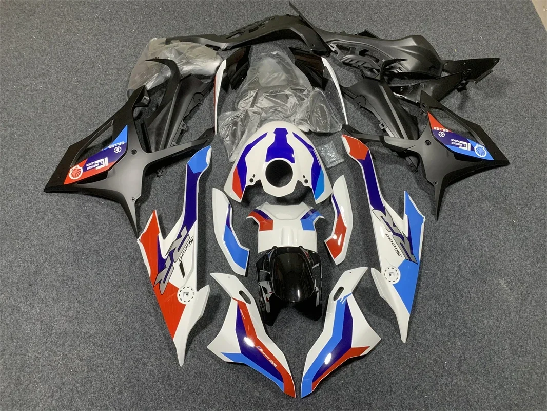 

Motorcycle ABS Injection mold Fairing For s1000rr M1000 2019 2020 2021 Fairings kit bodywork S1000RR 19 20 21 set white blue